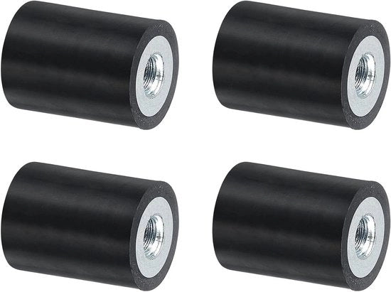 Set di 4 isolatori di trillamento, viti M5 con bocchette 15 x 20 mm