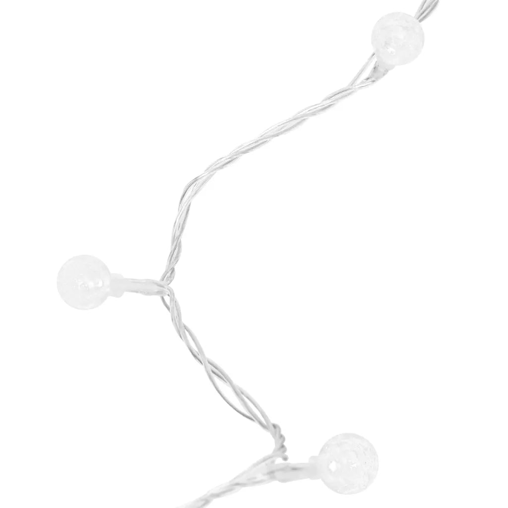 Filo di Luci Sferiche 40 m 400 LED Bianco Freddo 8 Funzioni 328815