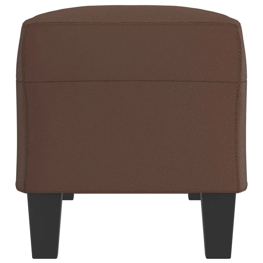 Panca Marrone 100x35x41 cm in Similpelle cod mxl 62081