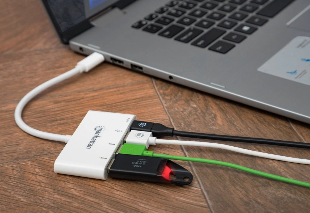 Hub USB 3.2 Gen 1 USB-C con 3 Porte USB tipo A e Alimentazione