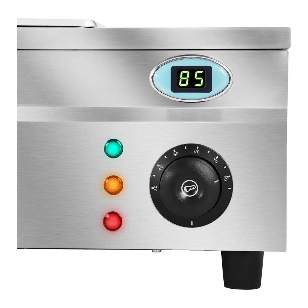 Bagnomaria 2200 watt - 5 x GN - 1/2 - con rubinetto di scarico 14_0000560