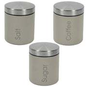 1 Pezzo Barattolo da Cucina Jolly Tortora 10 x 12 cm 3 Decori