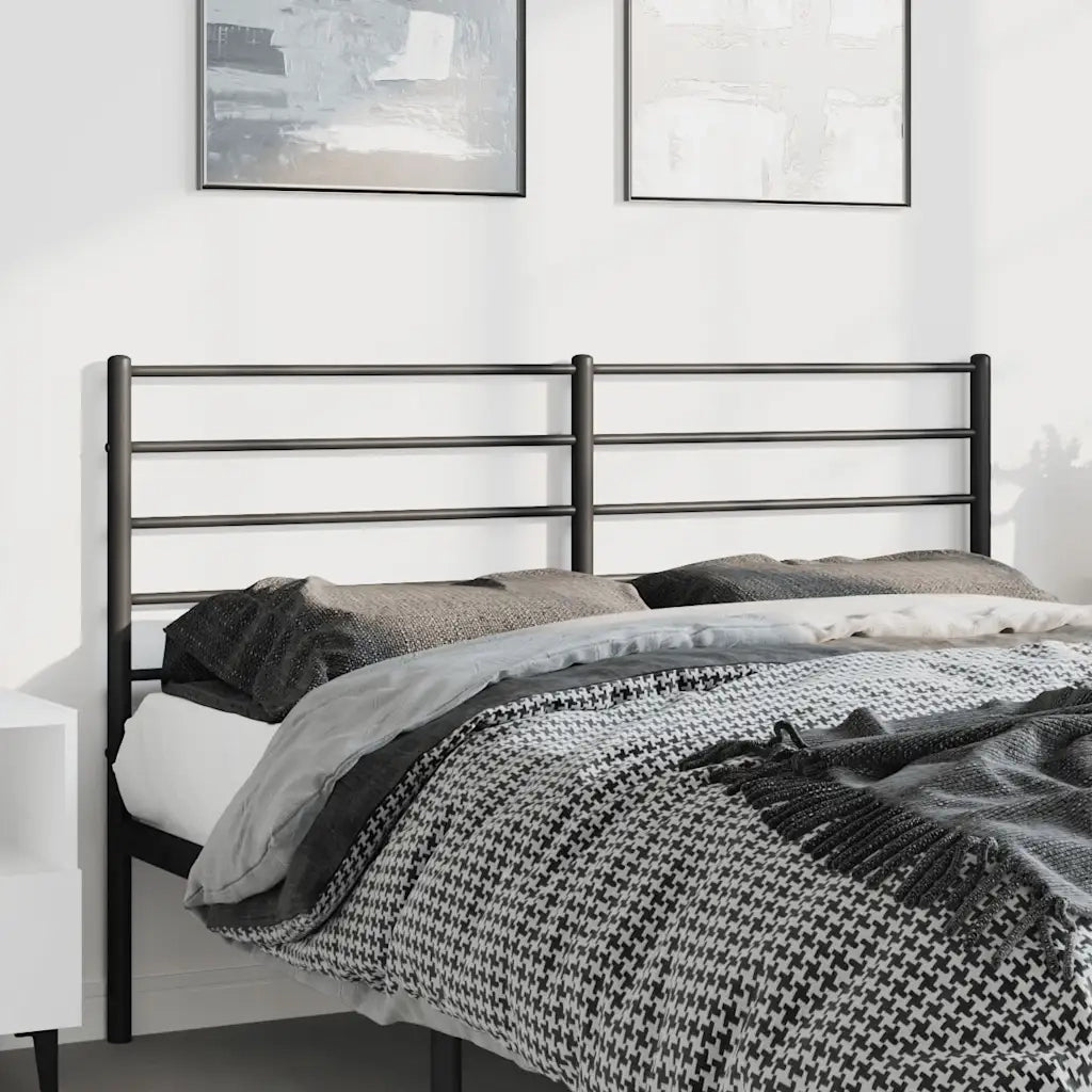 Testiera di Ricambio in Metallo Nero 150 cm 352353