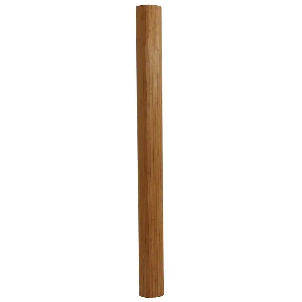 Tappeto Rettangolare Marrone 80x100 cm in Bambù 376770