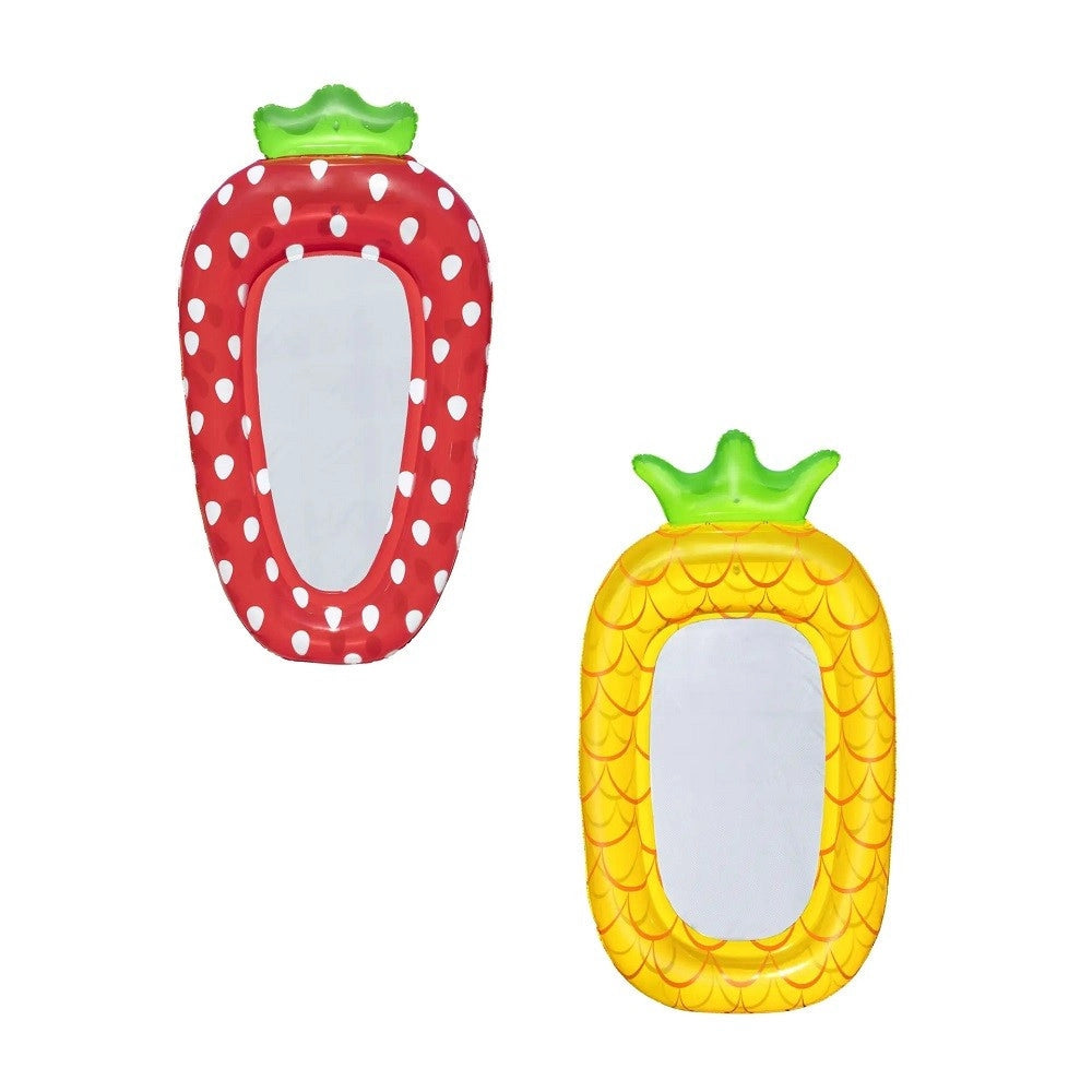 Trade Shop - Materasso Canotto Lounge Sweet Summer Ananas 186x112cm / Fragola 178x103cm 43644 -