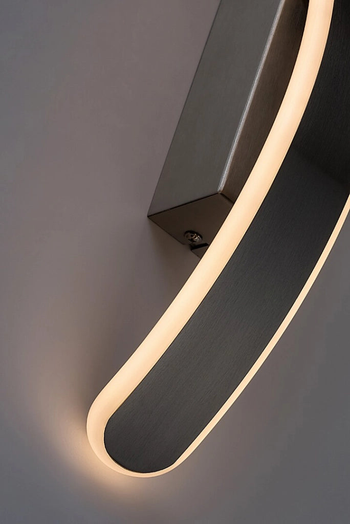 Applique arco moderna cromo satinato LED 12W 3000K Rabalux