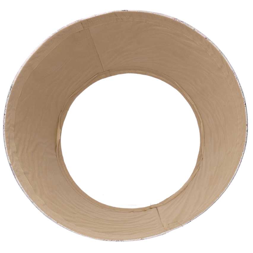 Copri base albero tessuto bianco tondo cm Ø56xh25