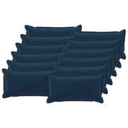 Cuscino con cuscino HOUTEN 12 pz Blu Fleece in microfibra 934041