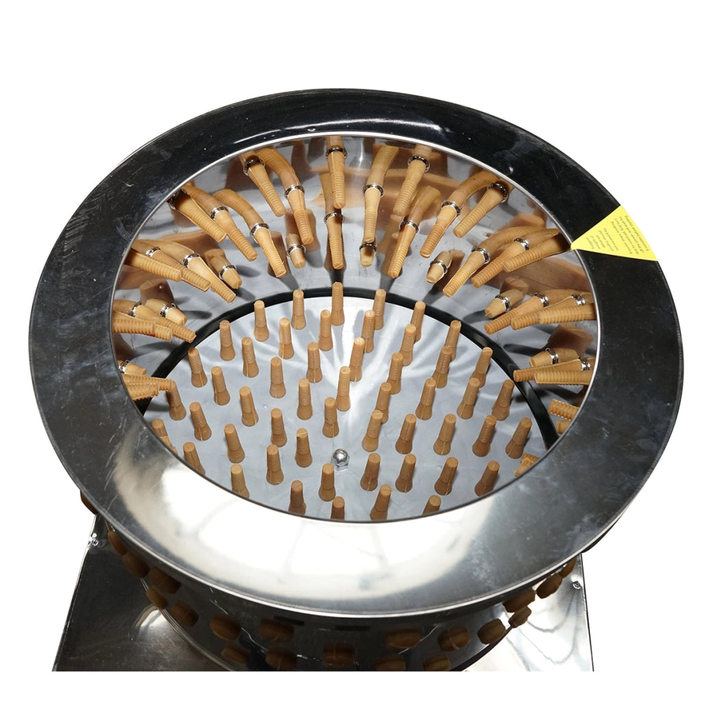 Spennatore per uccelli in acciaio inox, capacità massima 2200W, 220V. 6 uccelli, 157 dita, 240 giri/min IP68