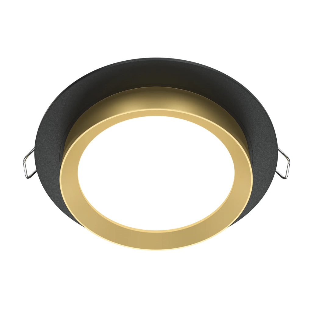 Maytoni Lampada da Incasso Hoop 1 luce GX53 nero metallo alluminio