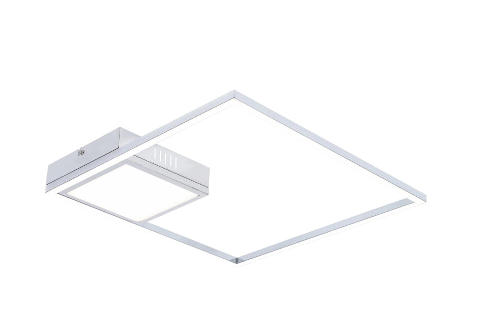 Plafoniera LED quadrata 40cm 30W cromo Rabalux Sirius