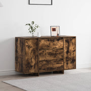 Sideboard in Rovere Affumicato 120x41x75 cm in Legno Ingegnerizzato