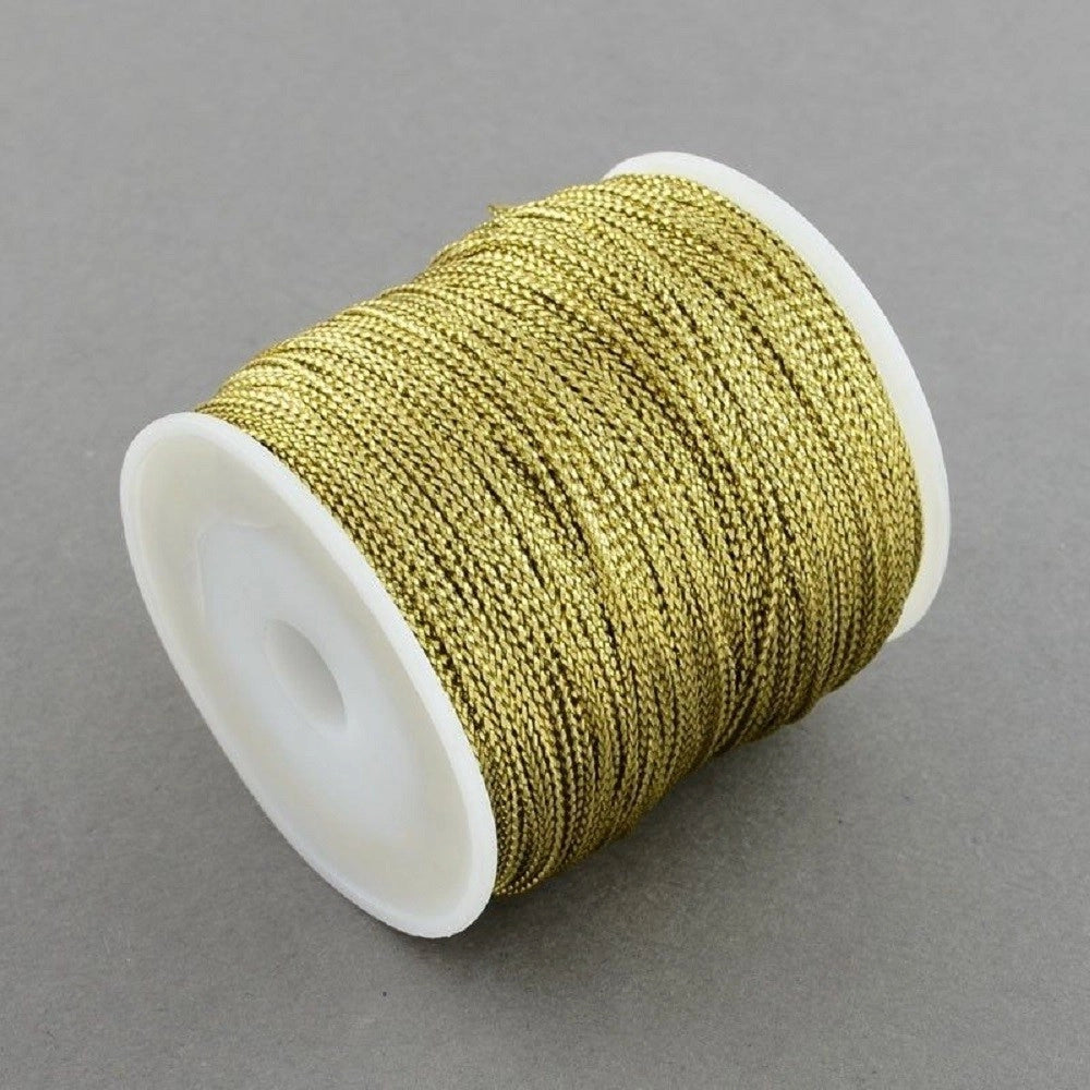 Trade Shop - Fili Cordoncini Decorazioni Scatole Bomboniere Nastri Confezionamento Regali - Oro