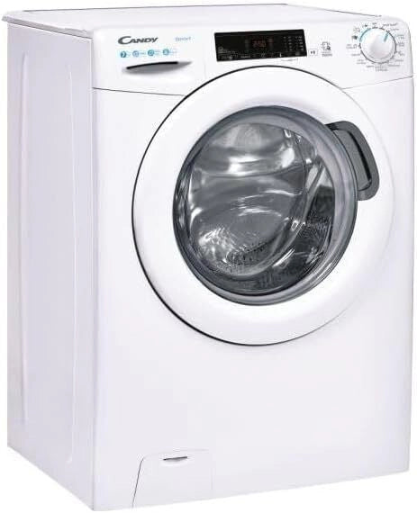 Candy CSS4137TE-1-11 Lavatrice Slim Carica Frontale Kilo detector Smart check-up Tecnologia NFC Classe energetica D (A+++) Profondita' 45 cm Capacita' di carico 7 Kg Centrifuga 1300 giri Motore AC
