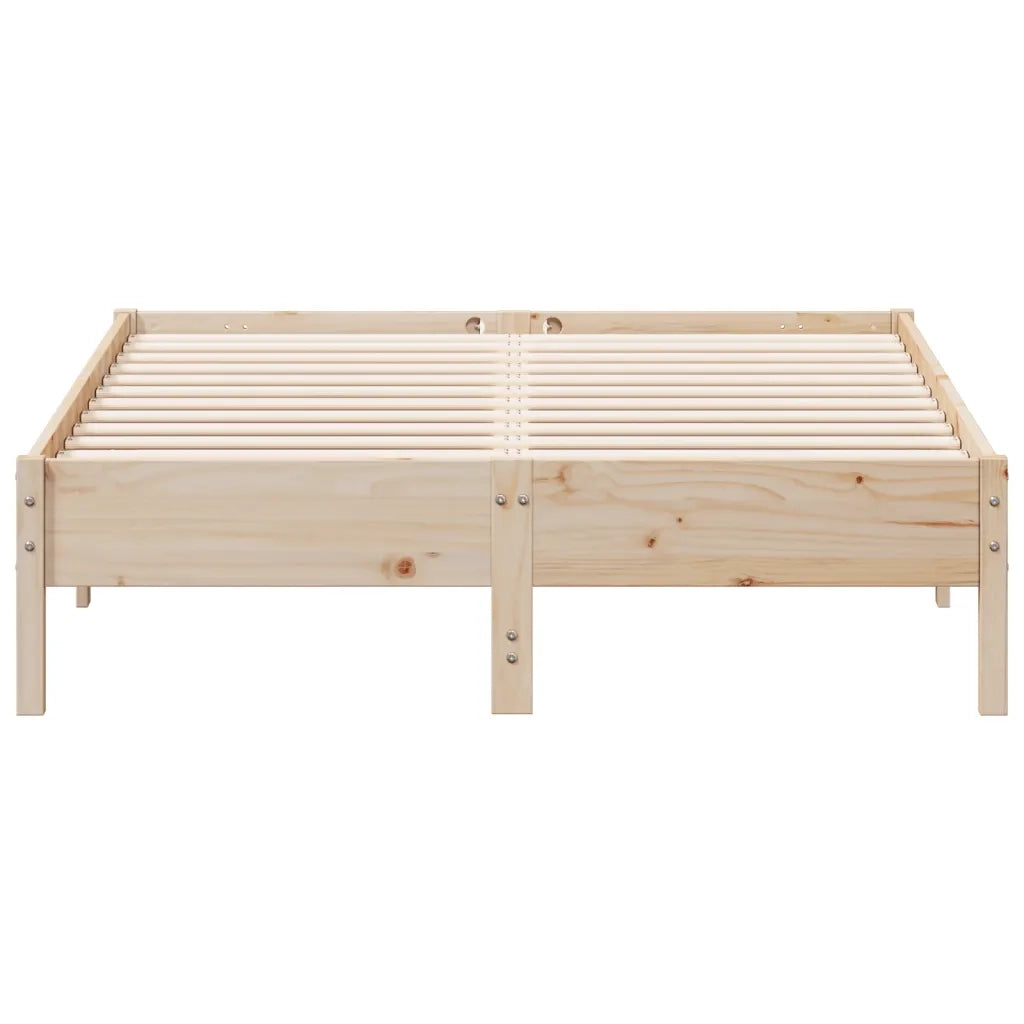 Letto senza Materasso 120x190 cm in Legno Massello di Pino