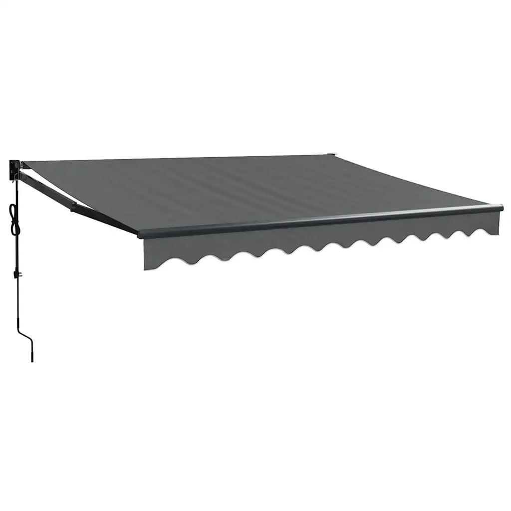 Tenda Sole Automatica Retrattile Antracite 3,5x2,5 m