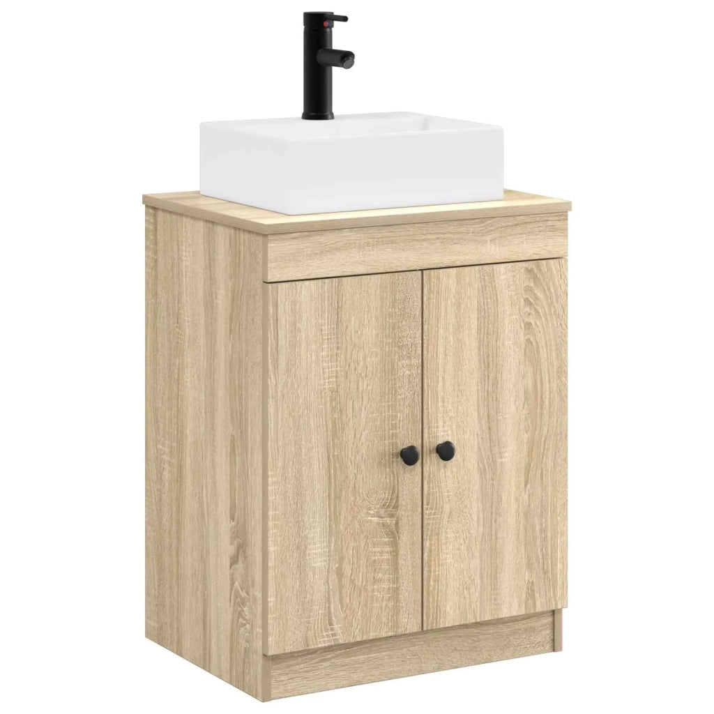 Set di mobili per il bagno Rovere Sonoma Legno ingegnerizzato 3404252