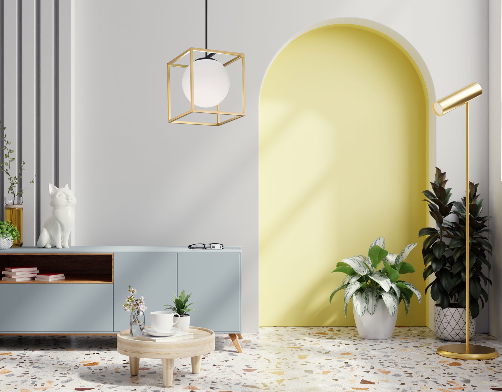 Lampada APP1165-1CP Gold White