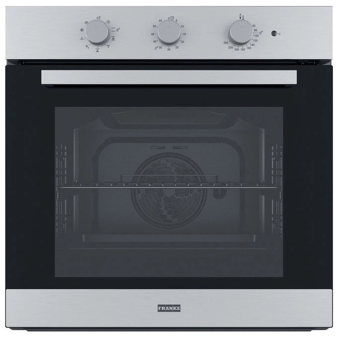 Franke FSL 82 XS, Forno Elettrico da Incasso, 71L, Nero e Acciaio Inox