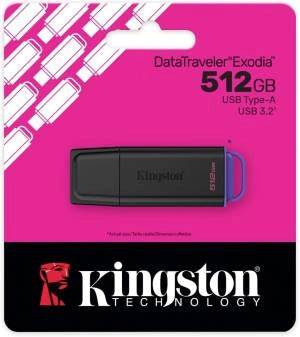 Kingston Pendrive USB-A 3.2512GB DTXG2/512GB Nero/Viola