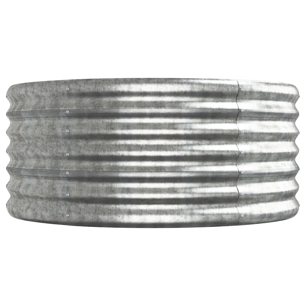 Letto Giardino Acciaio Zincato 620x80x36cm Argento 318947