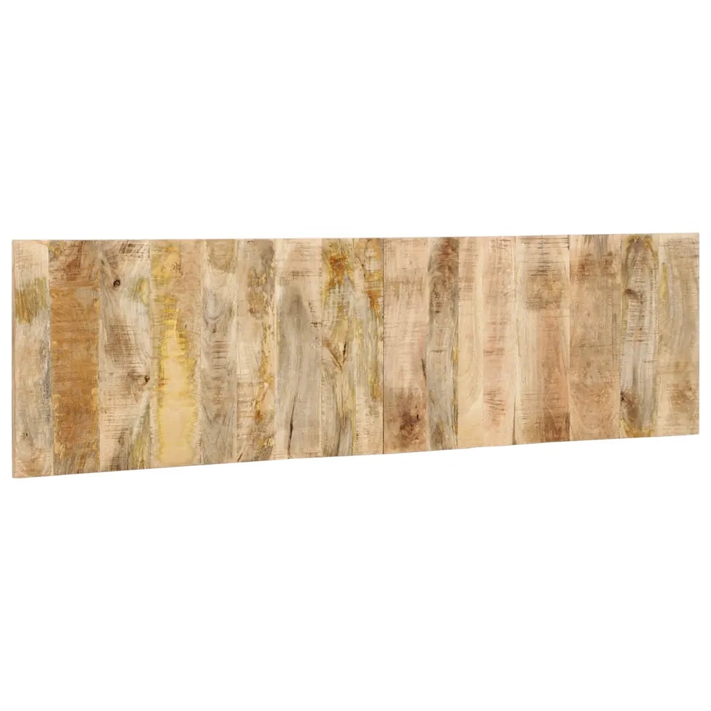 Testiera 180 cm in Legno Massello di Mango Grezzo