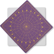 Tavolo da cucire rotativo autoportante 32x32 cm - ideale per cucire e ricamo - colore blu
