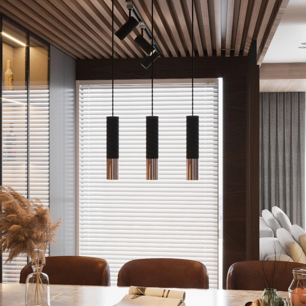 Lampada a sospensione Pure Lume SPIREXEZ 1 nero rame