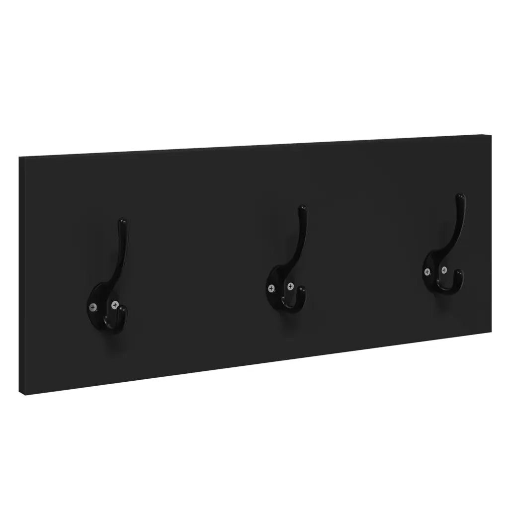 vidaXL Set Mobili da Ingresso 4 pz Nero in Legno Multistrato