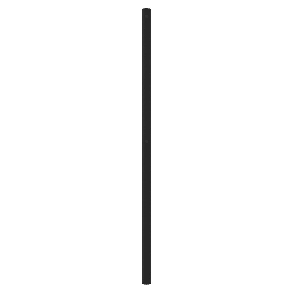 Testiera | Testata di Ricambio in Metallo Nero 135 cm