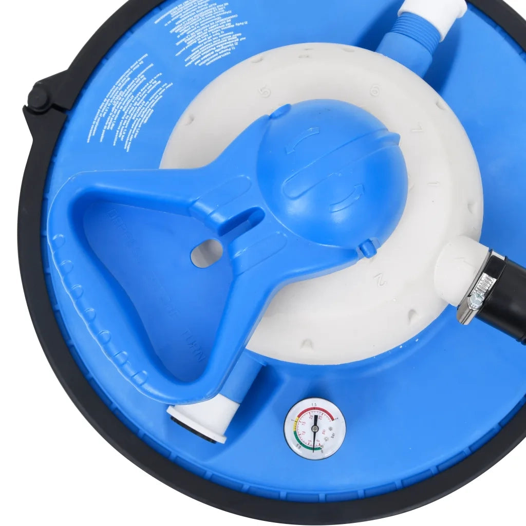 Pompa con Filtro a Sabbia Blu e Nera 385x620x432 mm 200W 25L cod mxl 55371