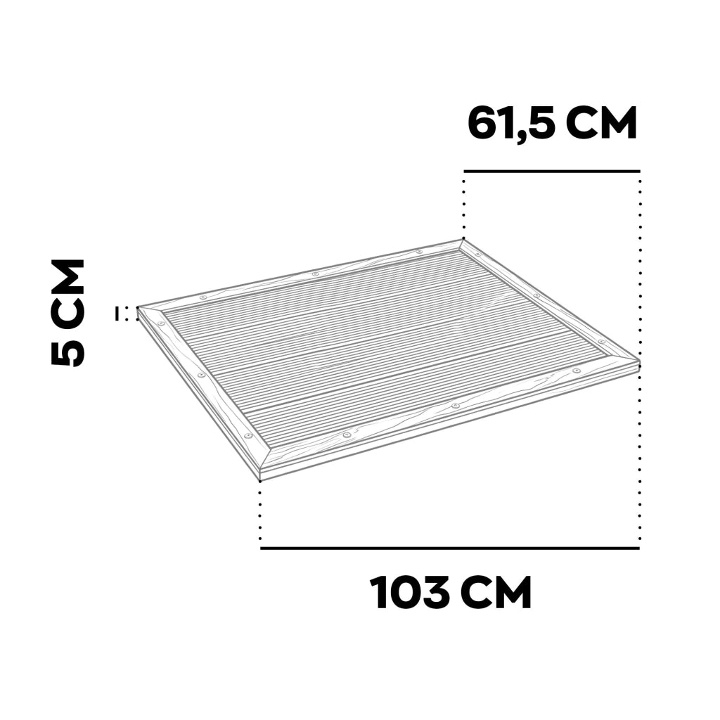Dasar - Pedana Per Doccia Solare Da Giardino In Pvc