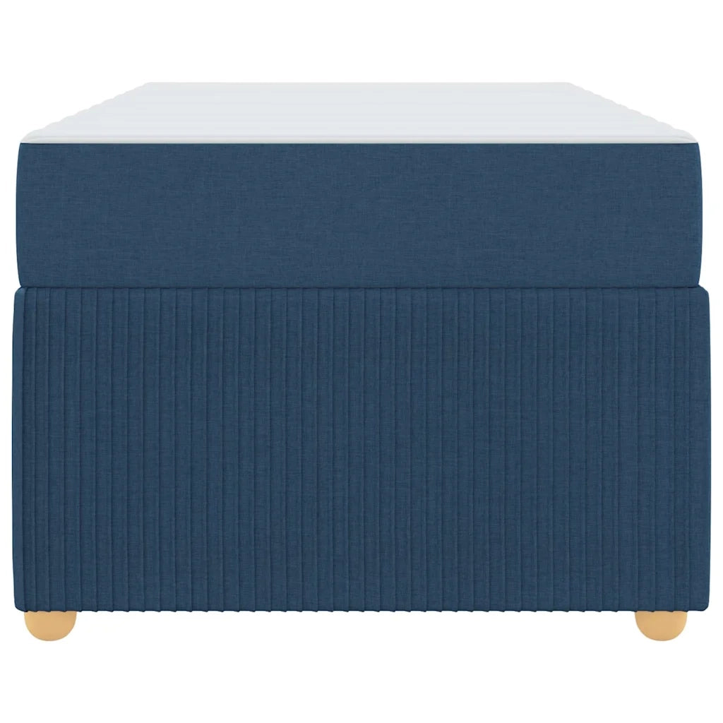 Struttura del letto con materasso Blu 90 x 200 cm Tessuto 3398346