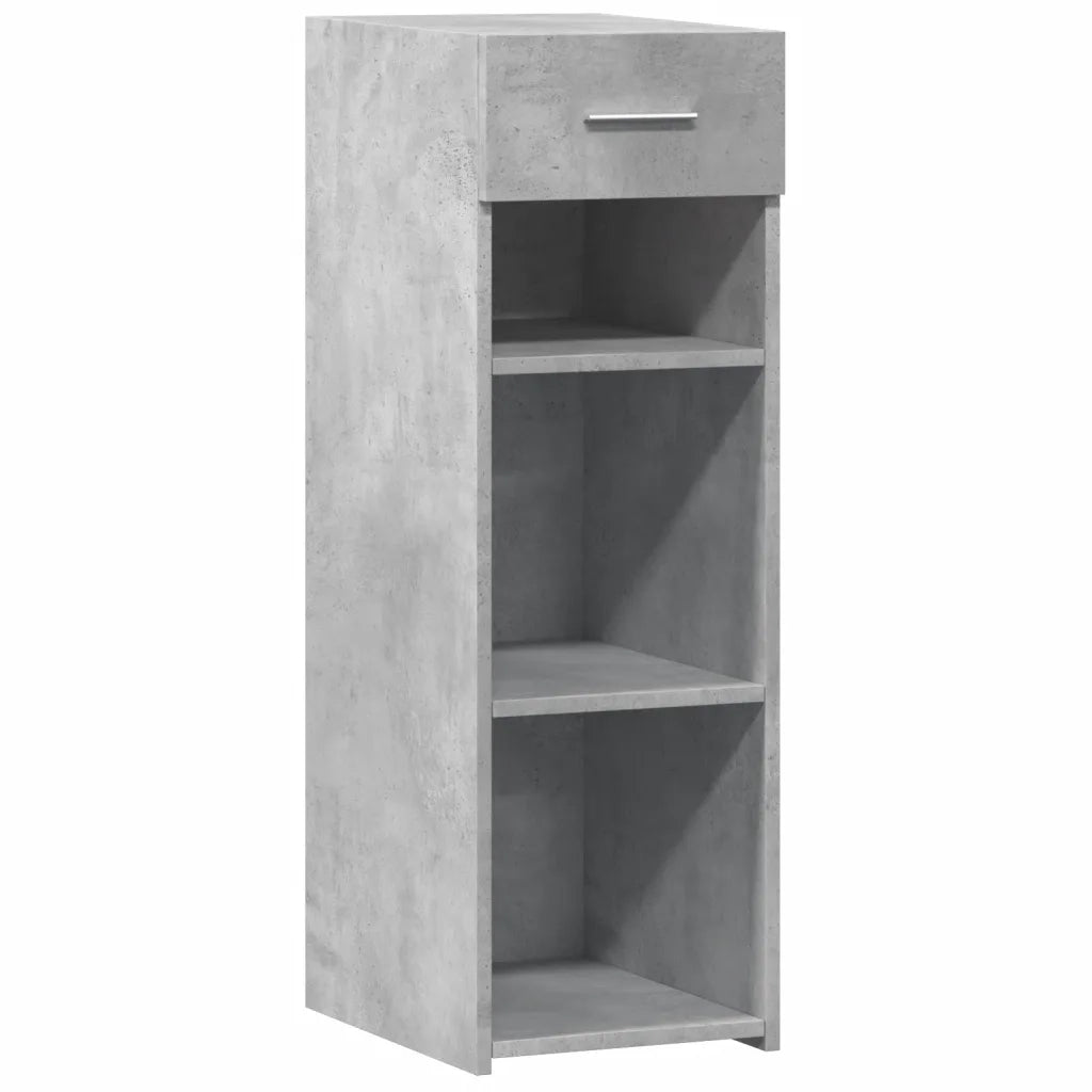 Credenza Grigio Cemento 30x42,5x93 cm in Legno Multistrato 846309