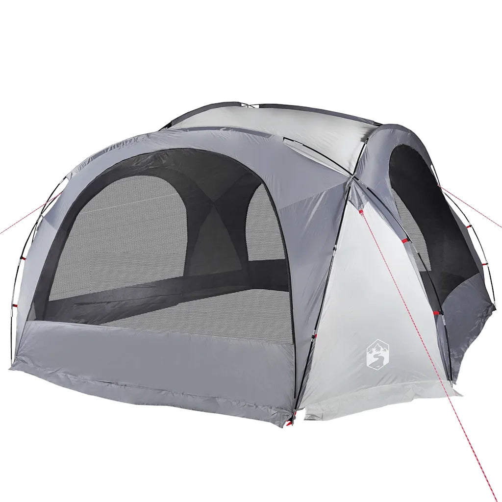 Tenda per Feste Bianca e Grigia Impermeabile 94572