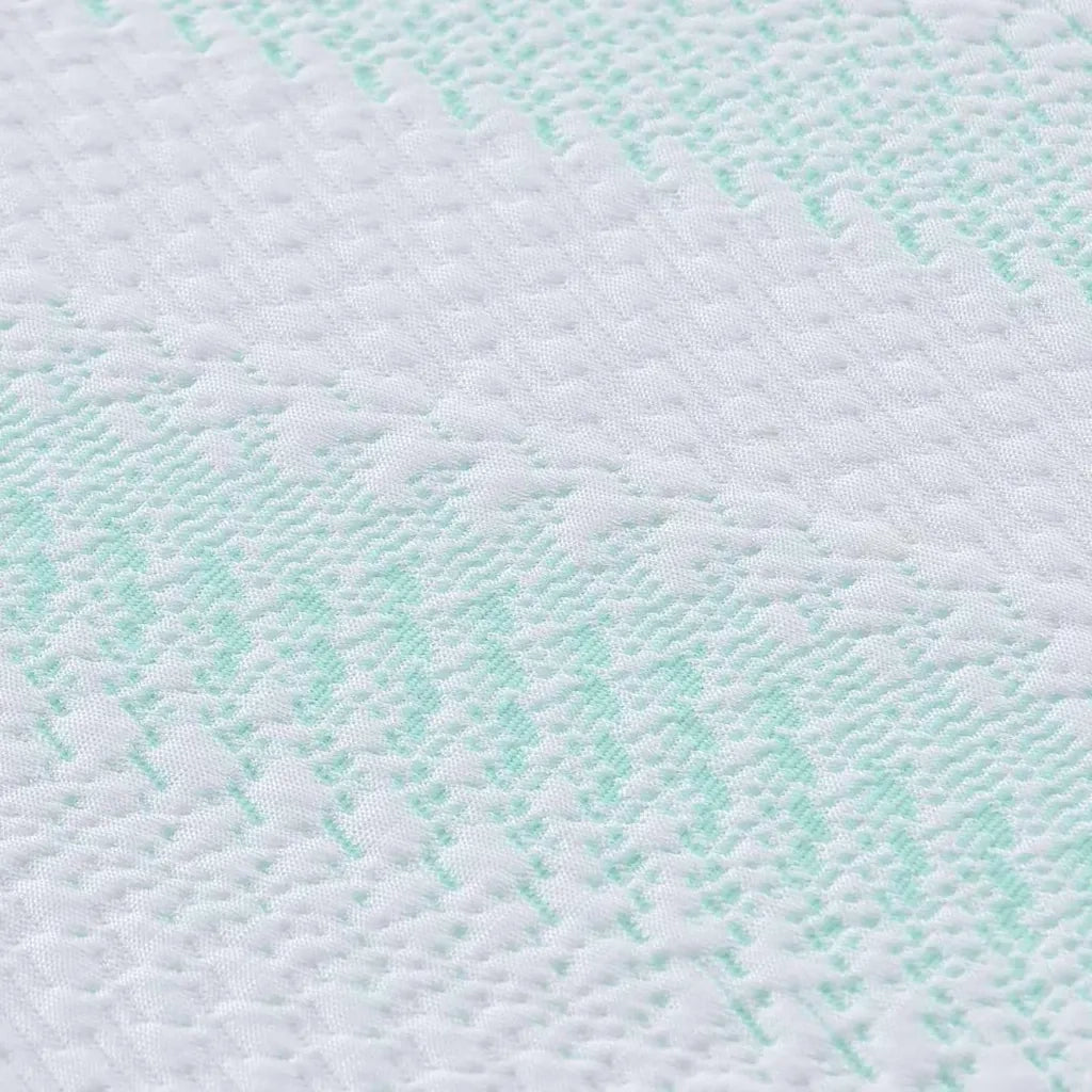 Topper per materasso Bianco e Verde 80 x 200 cm CFW8264656