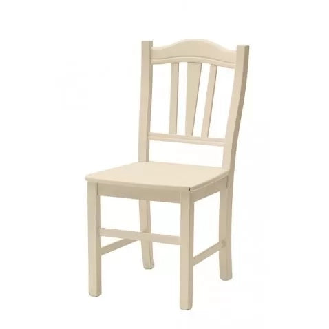 Set 2 sedie country legno beige seduta legno 46x50x95