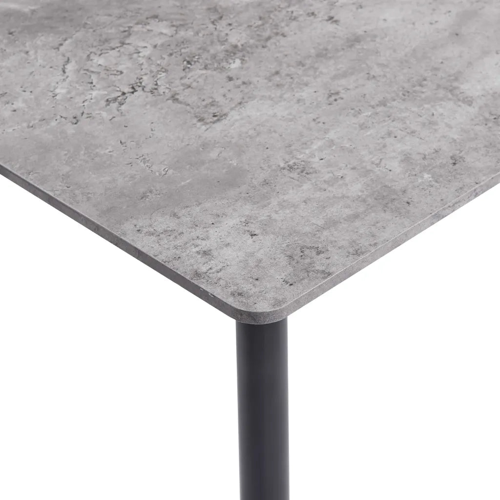 Tavolo da Pranzo Grigio 160x80x75 cm in MDF 281572