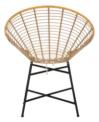 Sedia Panama Grid con Cuscino 72x56,5x88 cm in Ferro e Poliestere