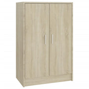Scarpiera mobiletto portascarpe mobile per ingresso/corridoio/soggiorno legno Sonoma 60 x 35 x 92 cm marrone legno ingegnerizzato 02_0021719