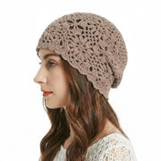 Cappello di lana slouch per donna - Fatto a maglia - Impermeabile - Ideale per l'estate - Accessorio di moda - Comodo e stile