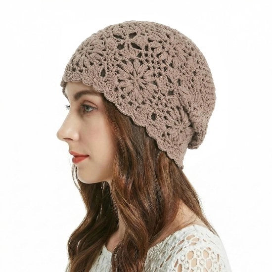 Cappello di lana slouch per donna - Fatto a maglia - Impermeabile - Ideale per l'estate - Accessorio di moda - Comodo e stile