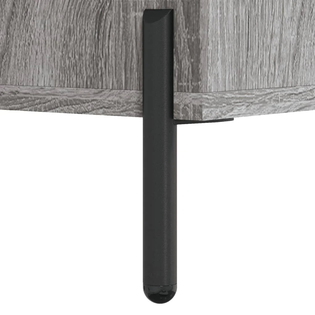 Mobile TV multimediale mensola TV credenza TV sala da pranzo soggiorno camera da letto Sonoma 102 x 36 x 50 cm legno ingegnerizzato grigio 02_0028360