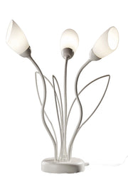 Lampada da tavolo grigio sabbia 3xG9 Gloriosa Jupiter