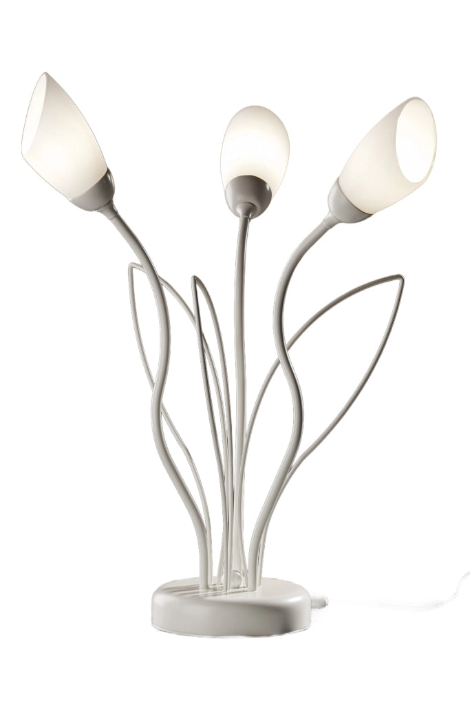 Lampada da tavolo grigio sabbia 3xG9 Gloriosa Jupiter