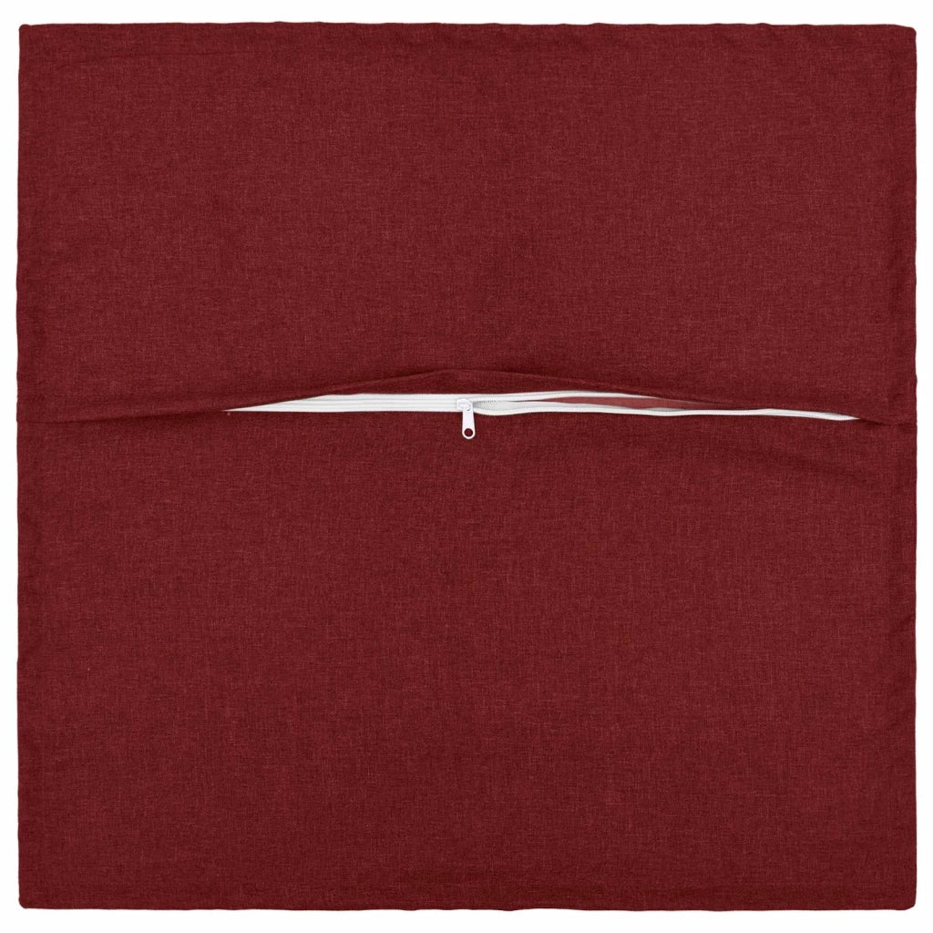 Cuscino con cuscino HOUTEN 12 pz Rosso Vino Lino 934590