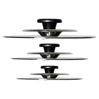 4 Coperchi Magici Antiodore  Ventur Magic In Acciaio Inox 22, 26, 30, 34 Cm