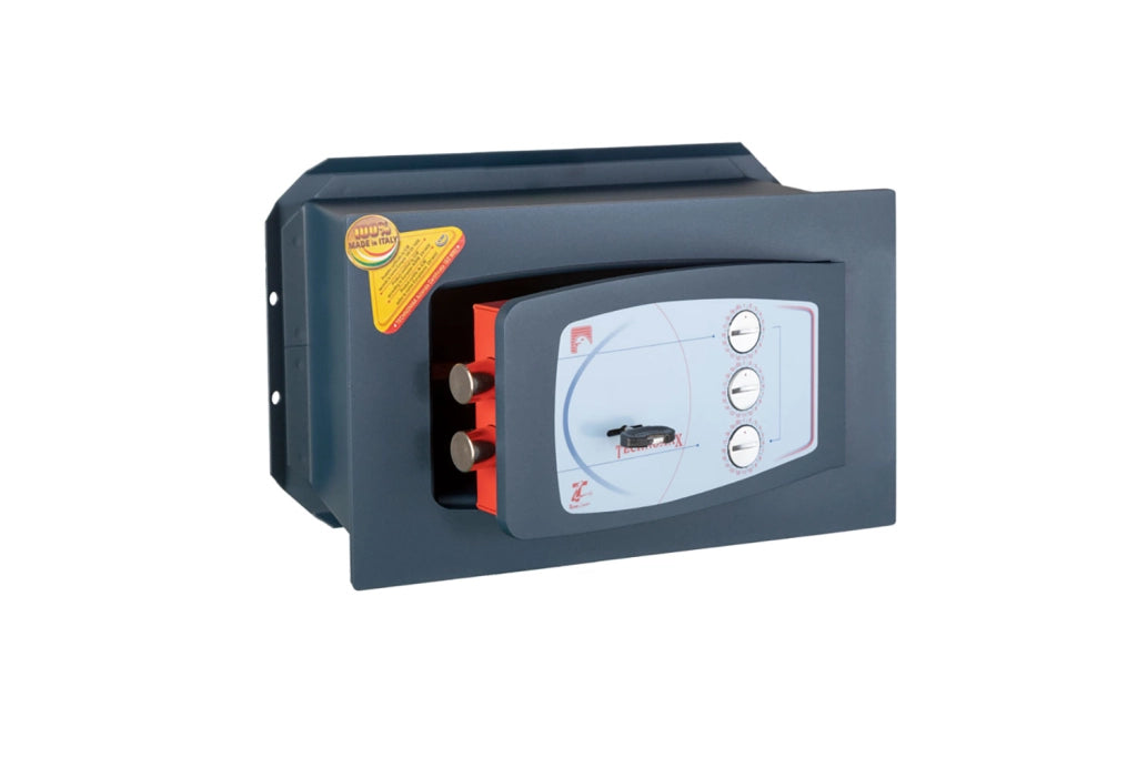 Cassaforte a Muro Technomax GD/3B Chiave+Combinazione Porta 10 mm