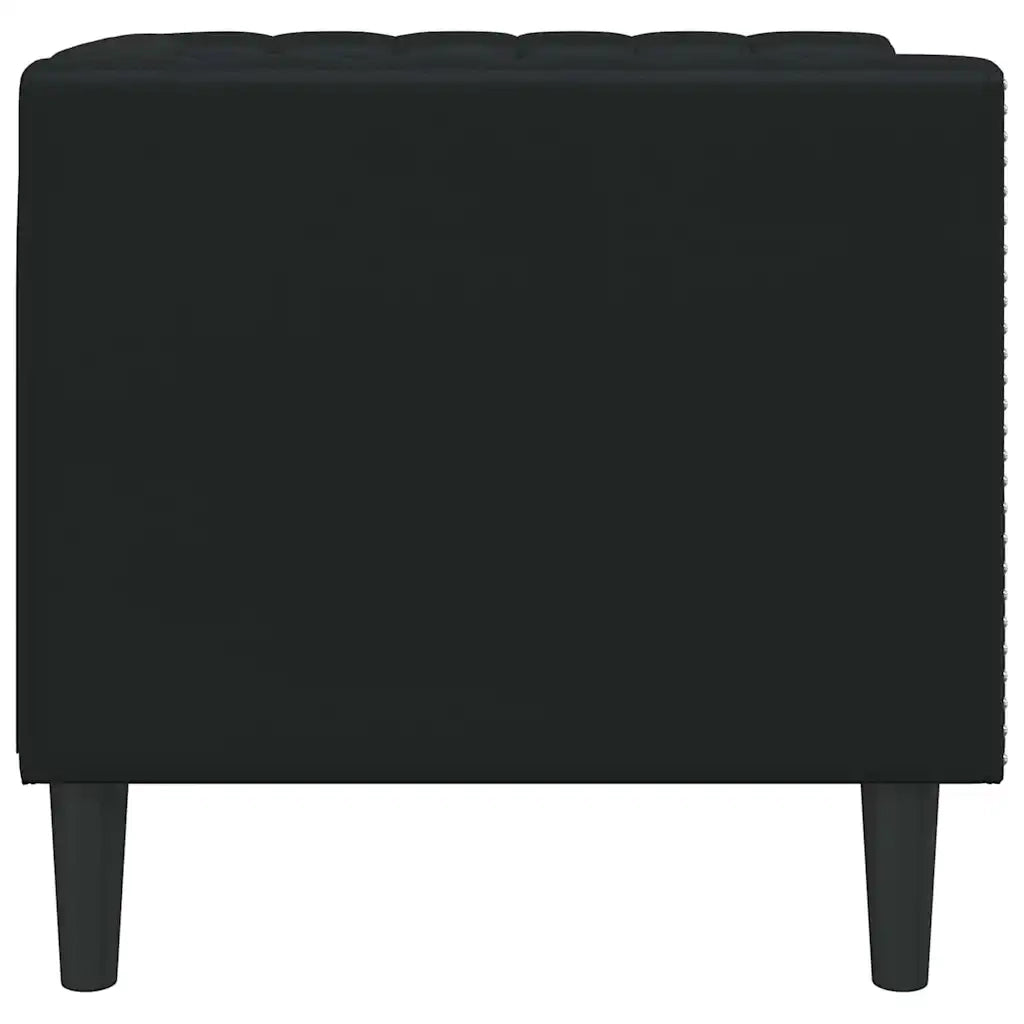 Divano Nero 74,5 x 71 x 70,5 cm PVC 42013013