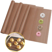 Teflon per Baking - 3 pezzi - 50 x 60 cm - Riciclabile - Imprigiona acqua - Resistente al calore - Antiaderente - Facile da pulire